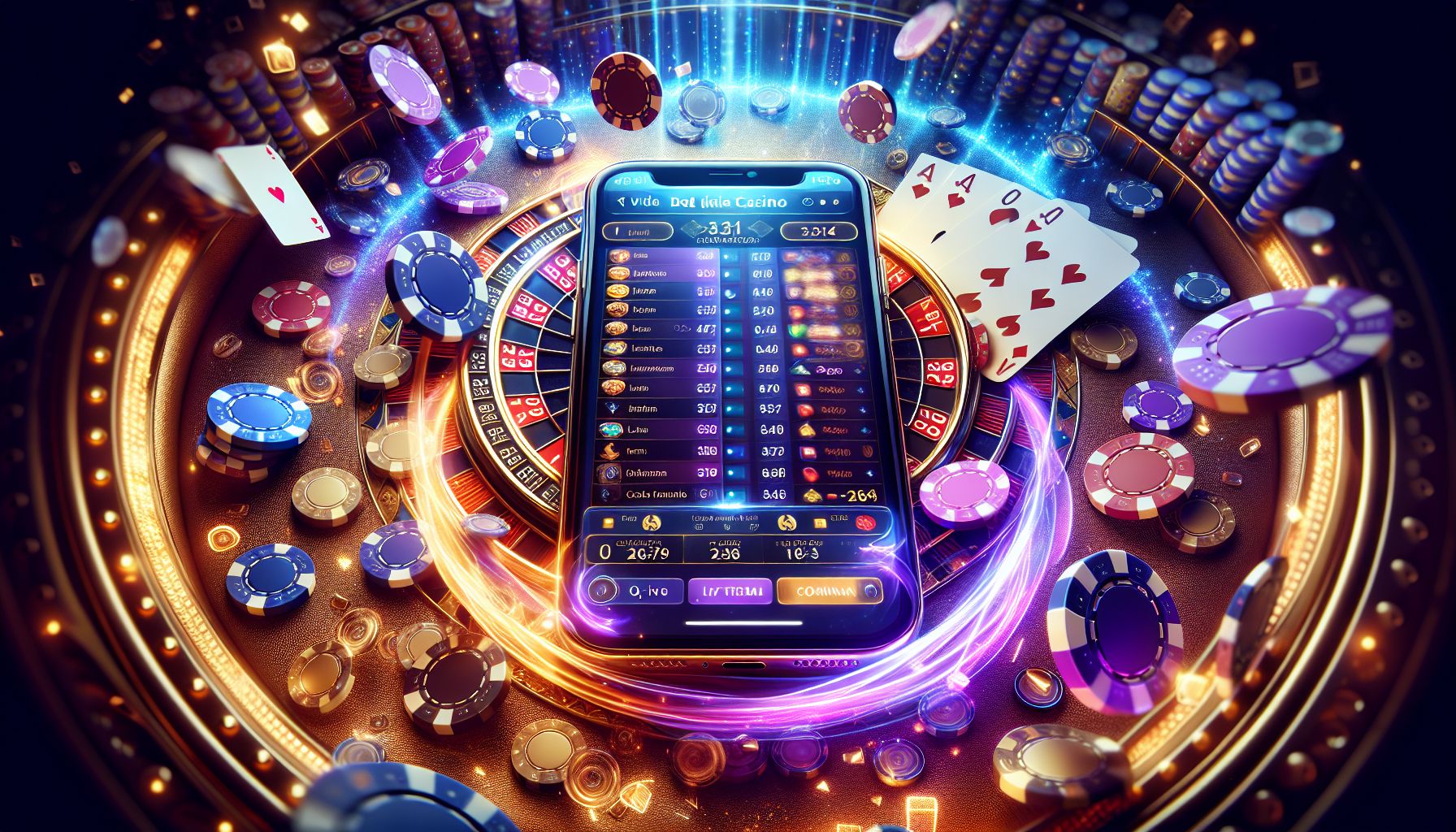 User enjoying live casino and betting features through the 7000bet mobile app